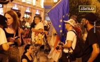 Protesters in Tbilisi on the 623rd day of daily actions called not to give up.