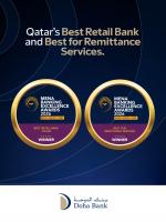 Doha Bank wins ‘Best Retail Bank’ and ‘Best For Remittances’ at MEED Awards 2026
