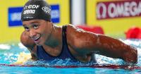 Sara Curtis of Italy breaks world record in 50m backstroke