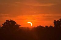 Rare solar eclipse crosses Europe, bringing darkness to Spain