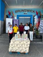 Brunswick donates 2,500 cans to fight food insecurity