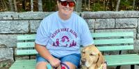Ohio woman, guide dog explore Acadia and beyond