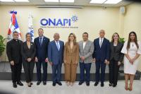 Salvador Ramos presents an accountability report of his management at the head of ONAPI