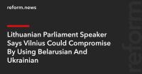 Lithuanian Parliament Speaker Says Vilnius Could Compromise By Using Belarusian And Ukrainian