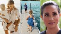 Prince Harry's ex Chelsy Davy surprises Meghan with children photo