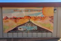 Kaiya Moore's mural is up on Moab Self Storage — and won the GCHS student $1,000