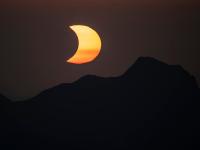 Large crowds gathered across Switzerland to watch solar eclipse