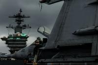 US senators seek inquiry into conditions aboard Middle East carrier