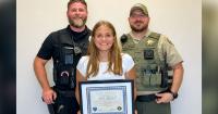 Bloomfield teen’s efforts to save a life recognized by local law enforcement