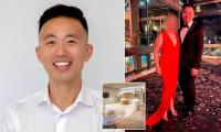 Top Sydney banker accused of trying to kill his partner with a saucepan and boiling water inside luxury French hotel