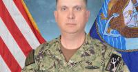 Hometown sailor Chief Warrant Officer 4 Jason T. Senecal returns to Essex Junction during U.S. Navy Week