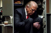 Trump's Secret Flight Ruse in Turkey Sparks 'You Live by the Sword' Food Cart Memes
