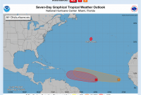MET Office Tracks Two Areas of Disturbed Weather in The Atlantic