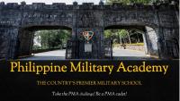 PHILIPPINE MILITARY ACADEMY INVITES FILIPINO YOUTH TO TAKE THE PMA CHALLENGE