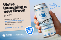 Montauk Brewing Company Announces New Collaboration with Morning Brew Inc.