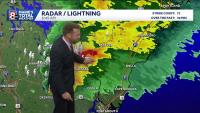T-storms tracking through Southern Maine