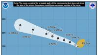 New tropical storm forms; 20 inches of rain possible