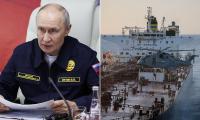 Britain fires back at Putin and vows to continue 'deterring' his shadow fleet after he warned Russia would target UK ships