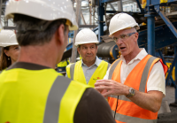 International board visits newly completed manufacturing plant at Russell Roof Tiles