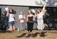 Emotional day as students collect A-level results
