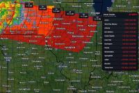 Iowa Storm Cluster Races East at 55 MPH Toward Illinois With Damaging Winds and Tornado Threat as Weeks Trend Continues Across the Region