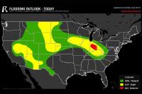 Over 4 Million People Face Moderate Flood Risk Today Across Indiana Kentucky and Ohio as WPC Elevates Threat Level Around Indianapolis