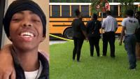 Balloons and candles mark South Carolina bus stop after student's shooting death
