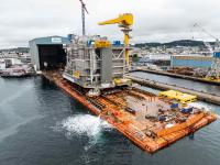 With platform topside ready for sail-away, North Sea gas project edges closer to start-up (Gallery)