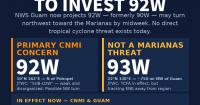 Weather alert: NMI watch shifts to Invest 92W