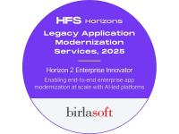 Birlasoft Recognised as 'Enterprise Innovator' by HFS Research for Application Modernization