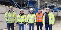 CDE open day at Norwegian waste recycling wash plant