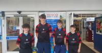 Peebles High School rugby team raise £735 for European trip by packing bags at Tesco