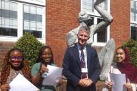 Collyer's students hit the mark with 'record' A Level results
