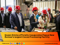 Queen Emma officially inaugurates Papua New Guinea’s largest Cocoa Processing Facility