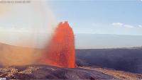Kilauea volcano (United States): 53rd lava fountaining episode in progress