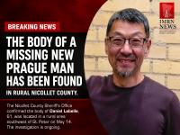 BODY OF MISSING NEW PRAGUE MAN FOUND