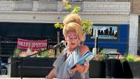 Bravo! It's story time at Darcelle XV Plaza