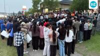 Canada border officers conduct checks at Indian-origin students’s demonstration site