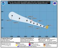 Tropical Storm Lala forms near Hawaii; hurricane watch issued for Big Island
