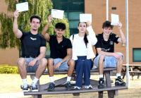 Shropshire students collect their A-Level, T-Level, and BTEC results