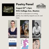 Redhawk Publications, Libreria Bookstore to Host Poetry Panel August 22