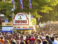 IOWA STATE FAIR OPENING DELAYED BY HEAVY RAIN