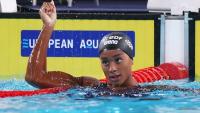 Italy's Curtis betters own 50m backstroke world record