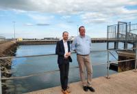 ‘Far north is part of solution’: Energy minister Stephen Gethins puts focus on offshore wind in Scrabster visit
