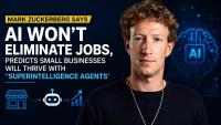 Meta CEO Mark Zuckerberg Says AI Won't Eliminate Jobs, Predicts Small Businesses Will Thrive With 'Superintelligence Agents'