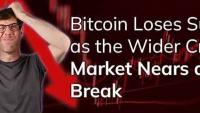 Bitcoin loses support as the wider crypto market nears a cloud break