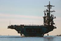 New aircraft carrier heads toward Mideast after reports of issues on long-deployed USS Lincoln