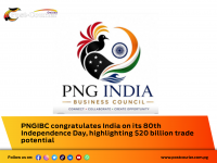 PNGIBC congratulates India on its 80th Independence Day, highlighting $20 billion trade potential