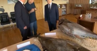 Putin visits disputed Iturup island, Japan protests