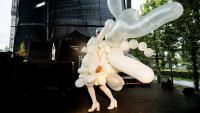 The Story Behind Björk’s Robert Wun Balloon Look—and Her Solar Eclipse Rave in Iceland